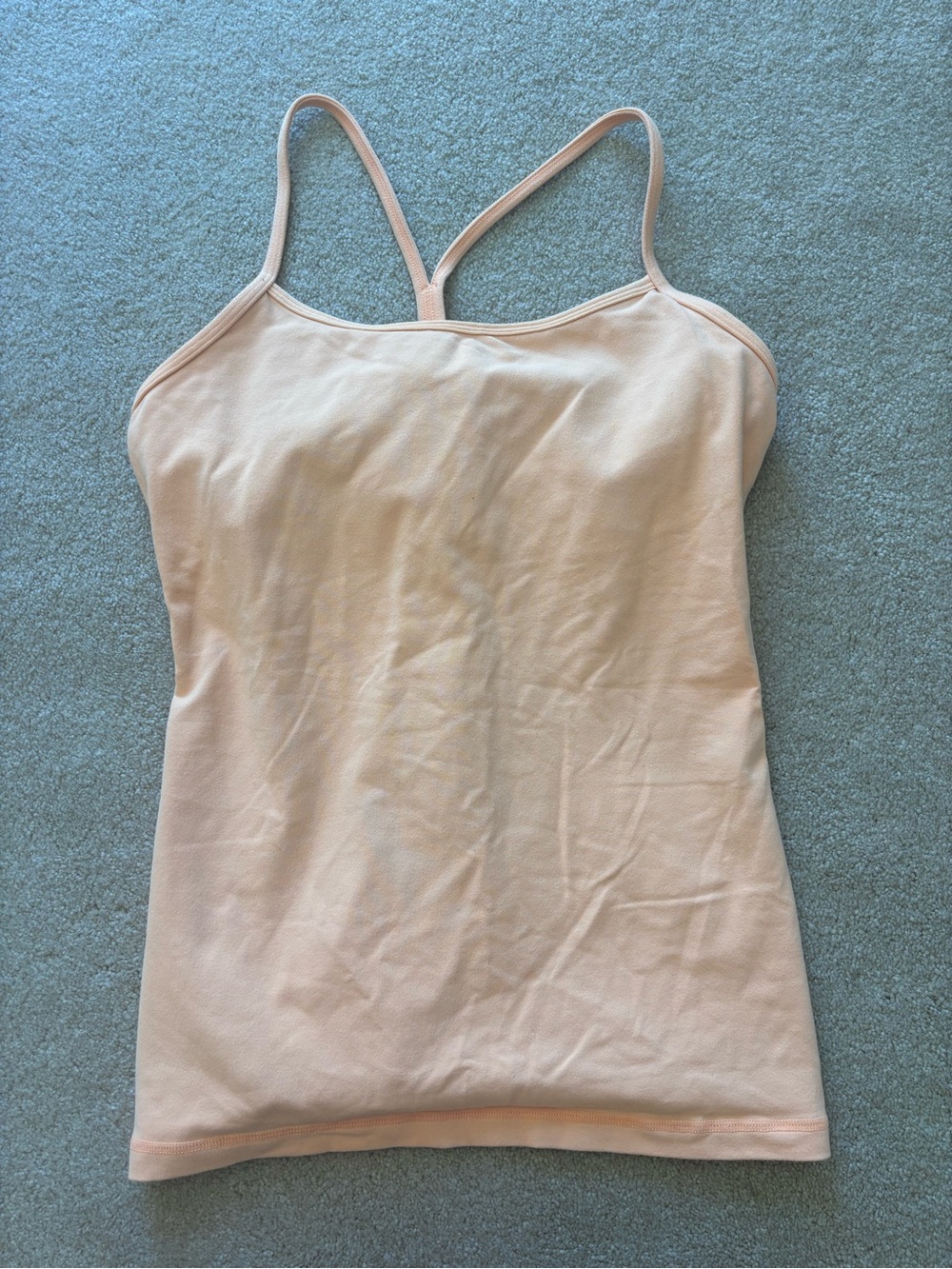 Lululemon Vintage Light Orange Tank Top